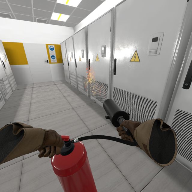 Elektronikbrand-Training VR Simulation