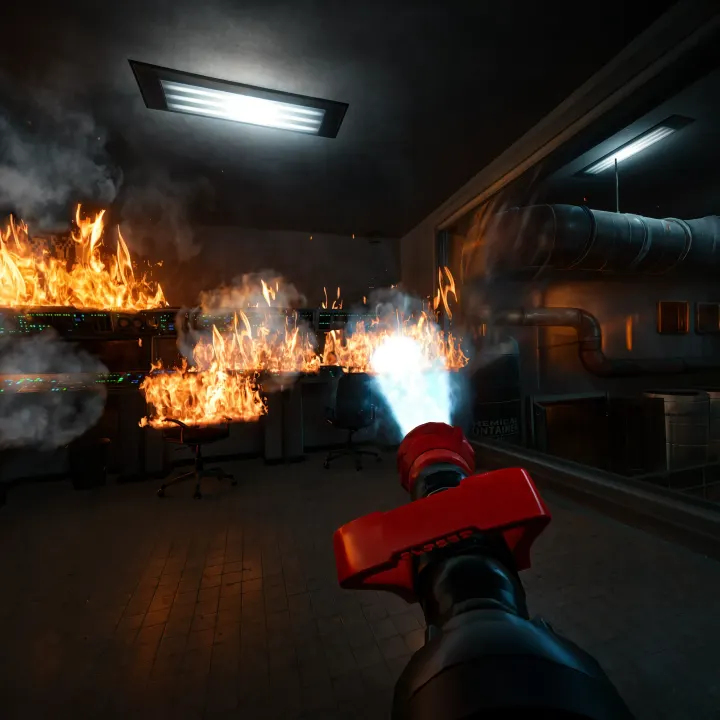 Flashover-Szenario