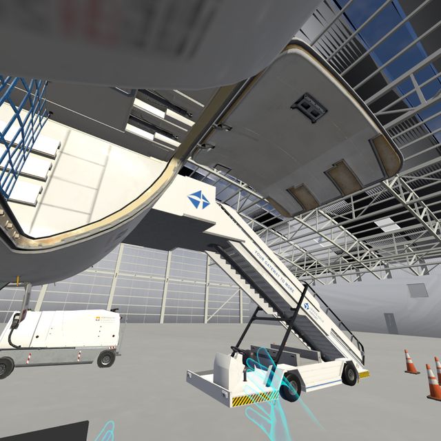 Flughafen-Training VR Simulation