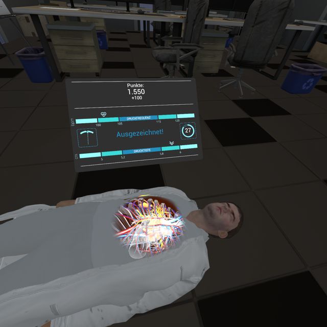 Reanimations-Training VR Simulation